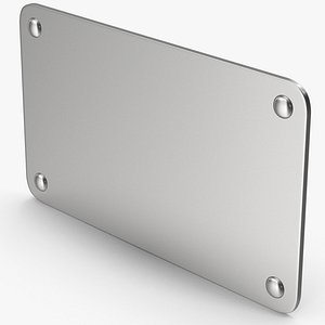Metal Signboard 3D model