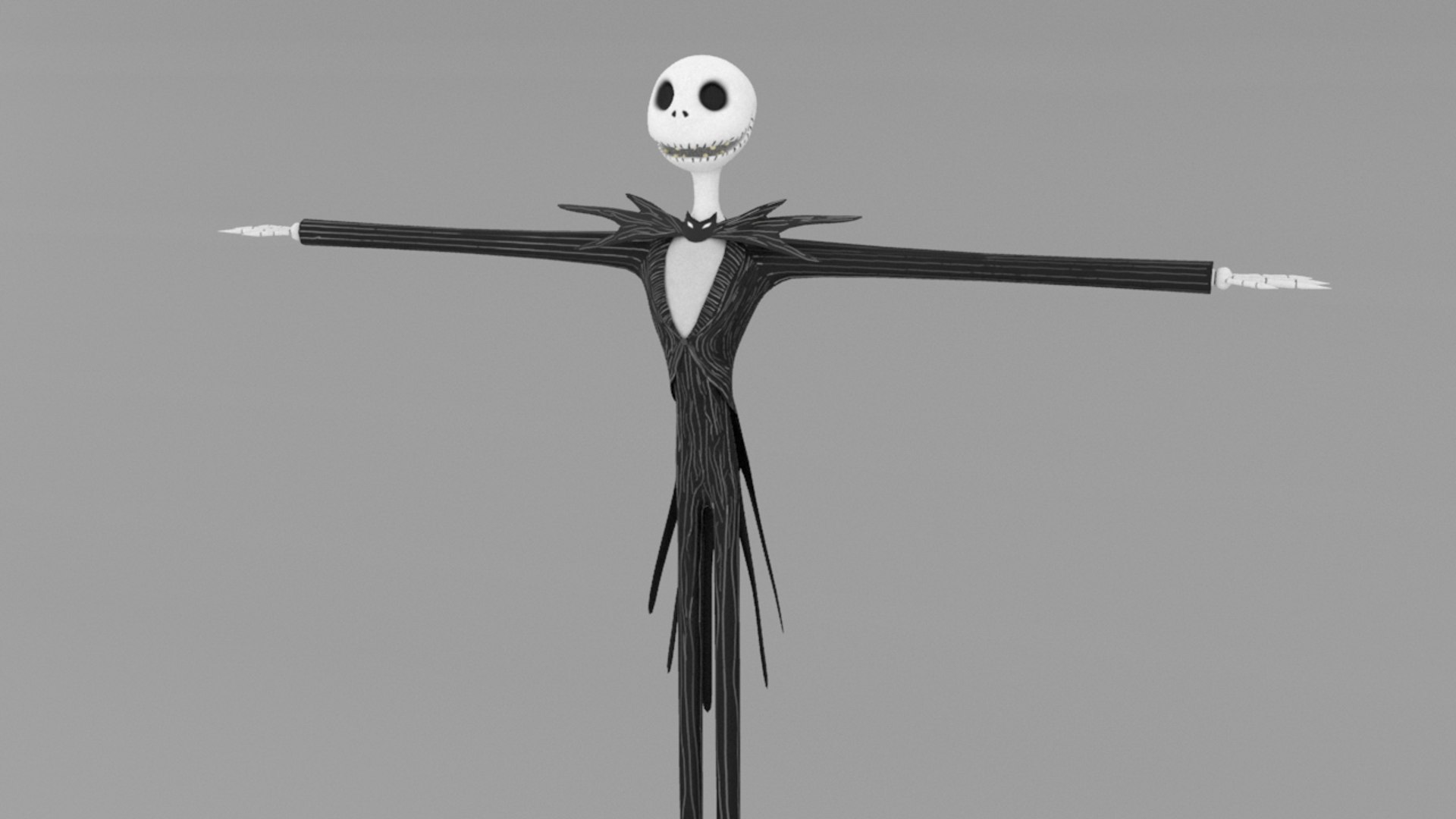 3D Character Jack Skellington - TurboSquid 1651743