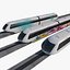 mono rail train 01 3D model