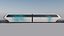 mono rail train 01 3D model