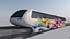 mono rail train 01 3D model