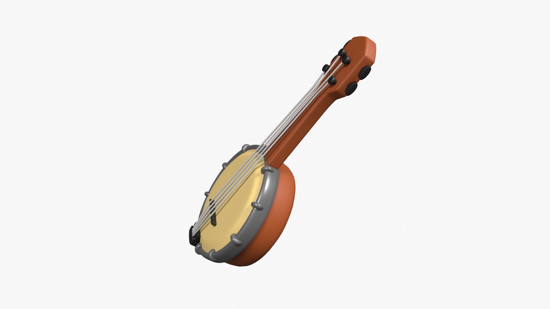 3D Banjo - TurboSquid 2250710