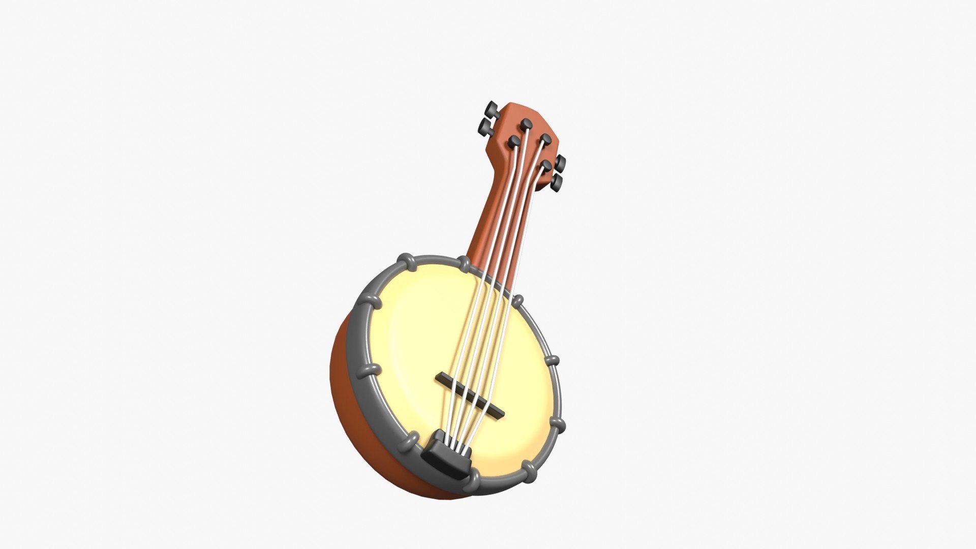 3D Banjo - TurboSquid 2250710