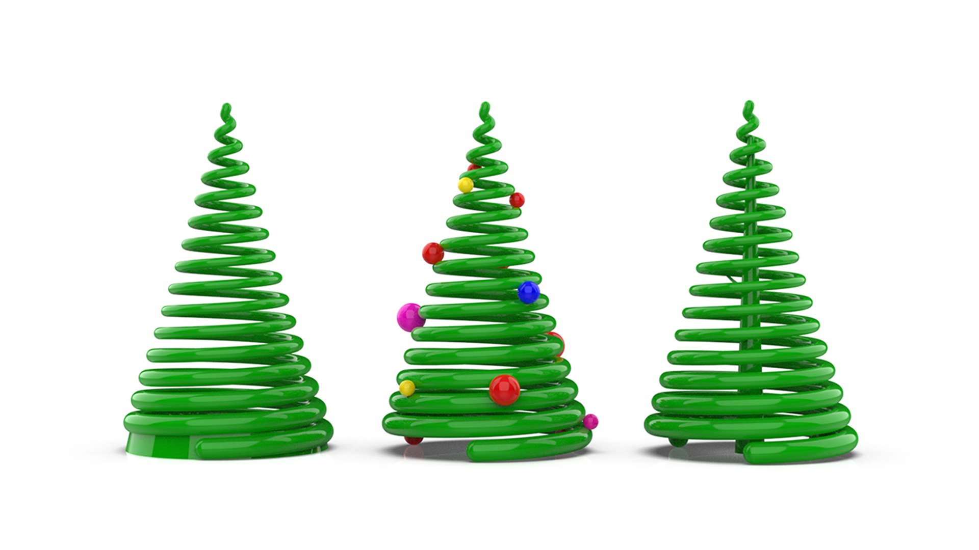 Christmas Trees 3d Model Turbosquid 1999300 3608