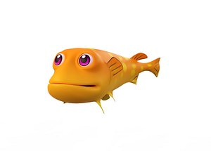 northern pike fish toon 3D