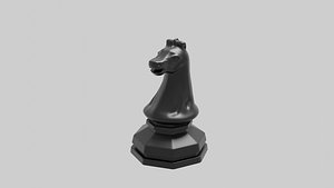 Knight Chess Coin model