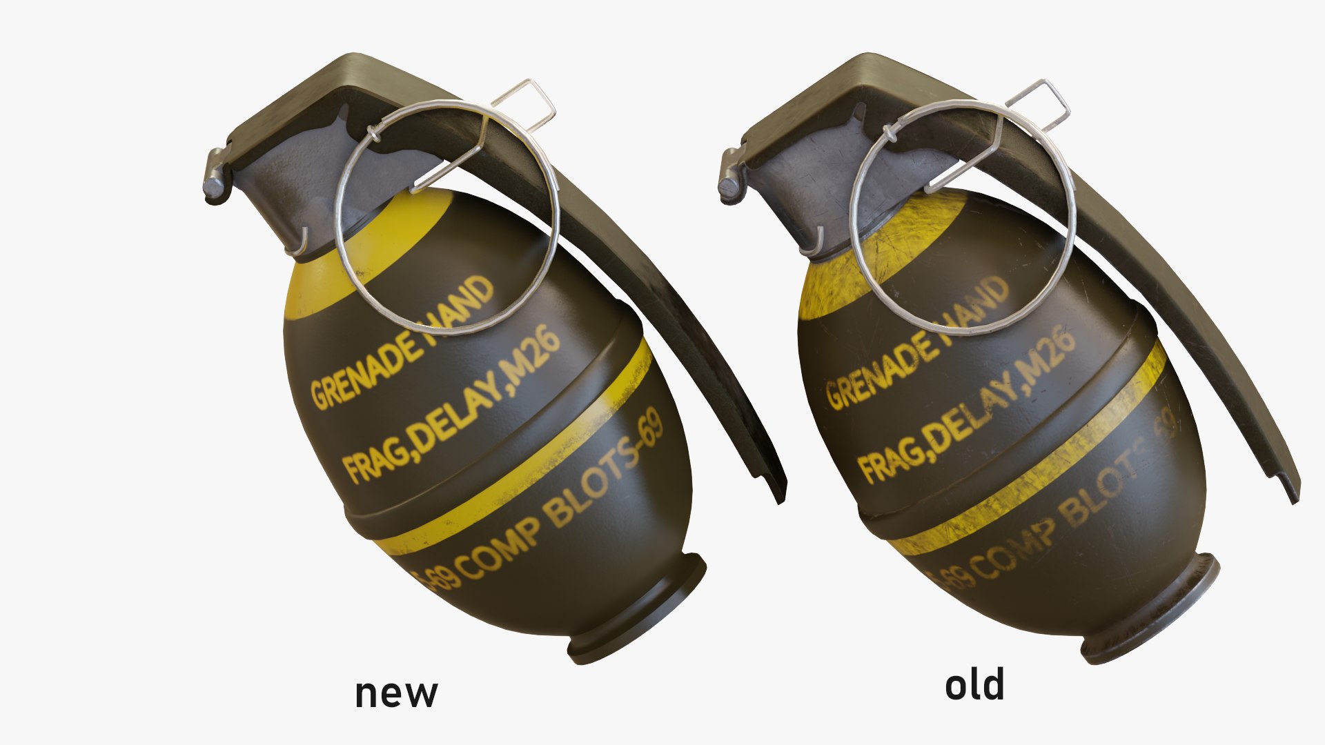 M26 Hand Grenade 3D - TurboSquid 2245133