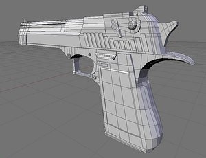 3ds max desert eagle