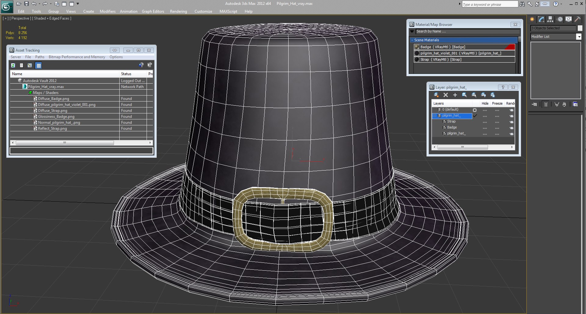 3D pilgrim hat https://p.turbosquid.com/ts-thumb/Mk/dH8Rst/59HrCbz4/pilgrimhat3dmodel013/jpg/1521666769/1920x1080/fit_q87/9c9dace1d4faf6db66fd52396f9e8b00fda4ea59/pilgrimhat3dmodel013.jpg