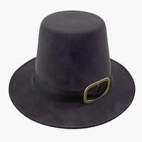 Pilgrim Hat 3D Model
