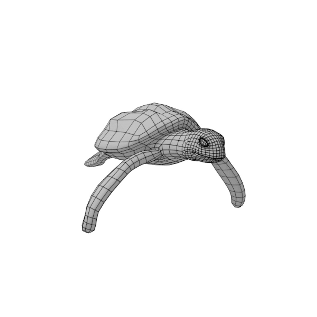 3d Sea Turtle
