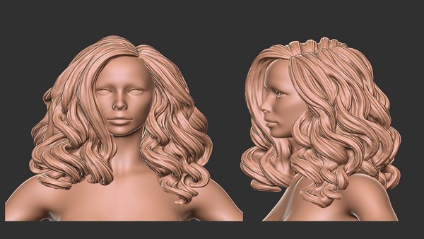 modelo 3d feminino de salão de cabeleireiro Modelo 3D - TurboSquid