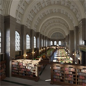 Boston Library Bates Hall