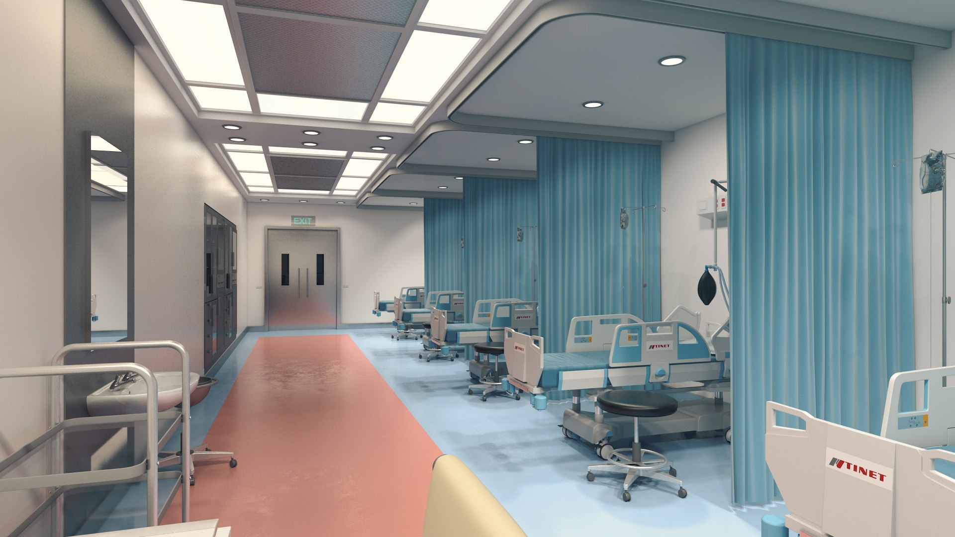 3D Hospital Ward - TurboSquid 1168550