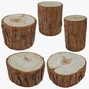 Holzstamm – 3D-gescannte Kollektion