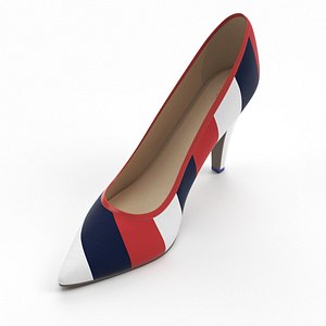 3D woman shoe model