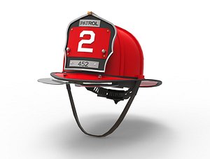 3D fireman helmet