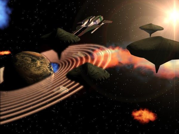 aircraft spaceship 3d model
