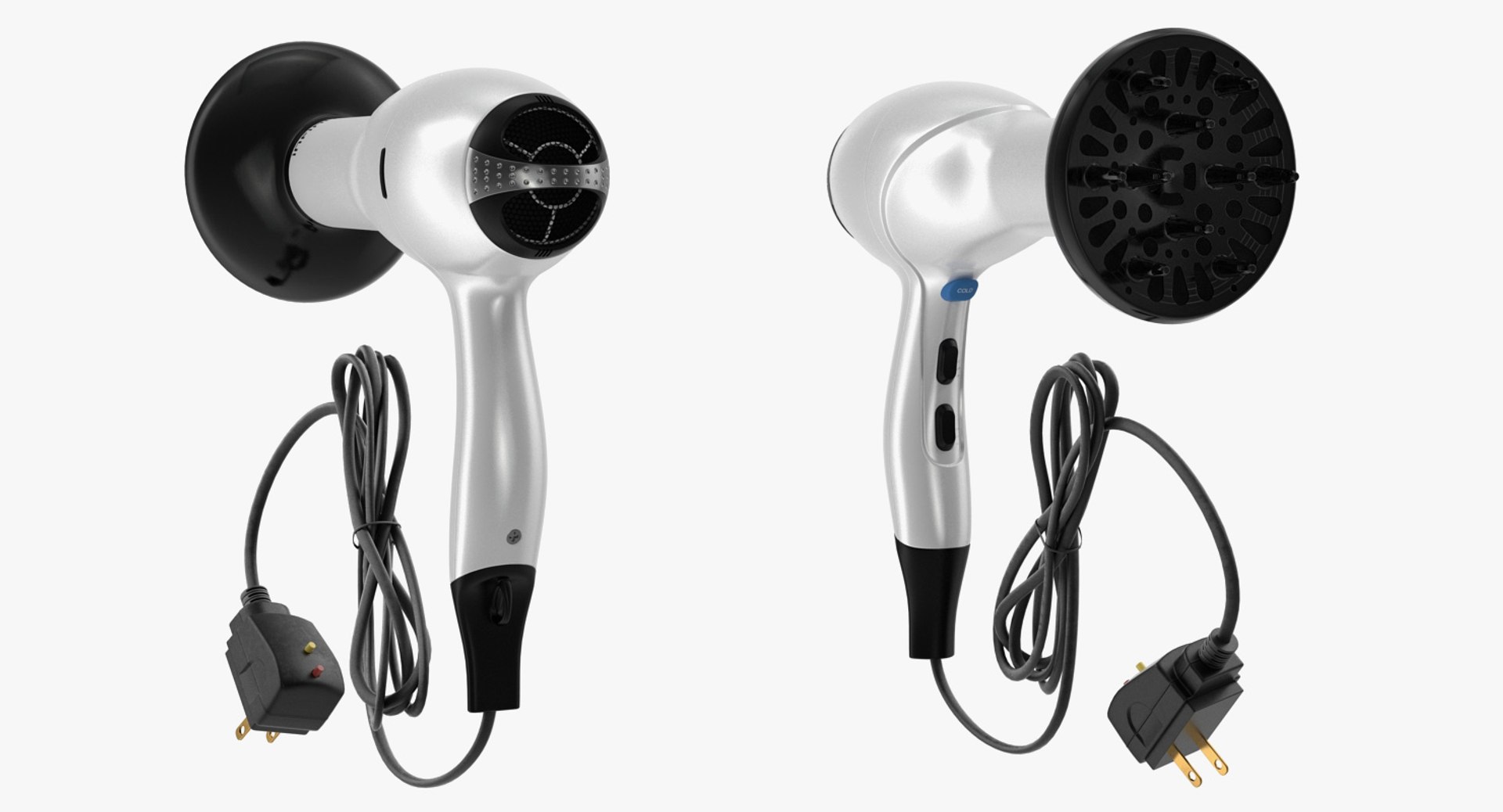 3D Hair Dryer Diffuser - TurboSquid 1303650