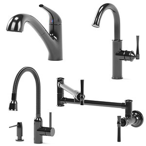 Elkay kitchen faucets collection 3D model