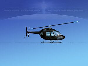 3D rotor bell 206 model