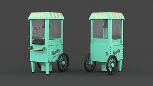 3D Home Popcorn Maker Machine model