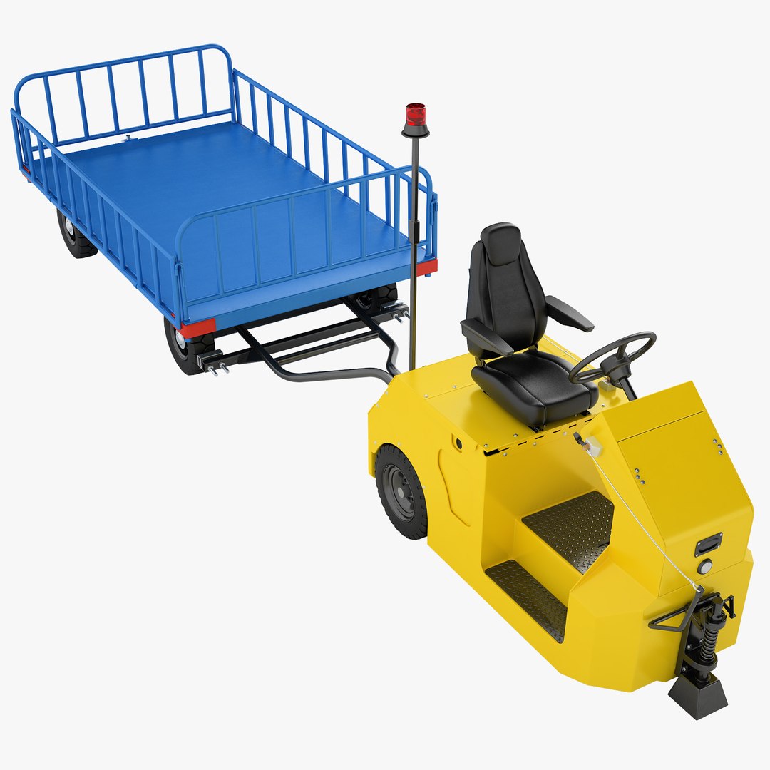 3D Electric Industrial Tugger 13 - TurboSquid 1743145