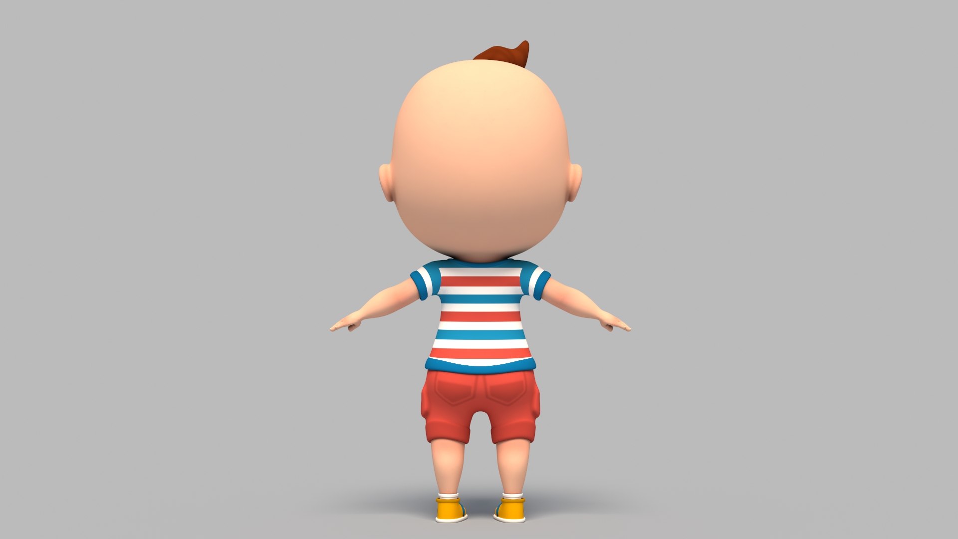 3D Baby Rig Animation Character Model - TurboSquid 1615398