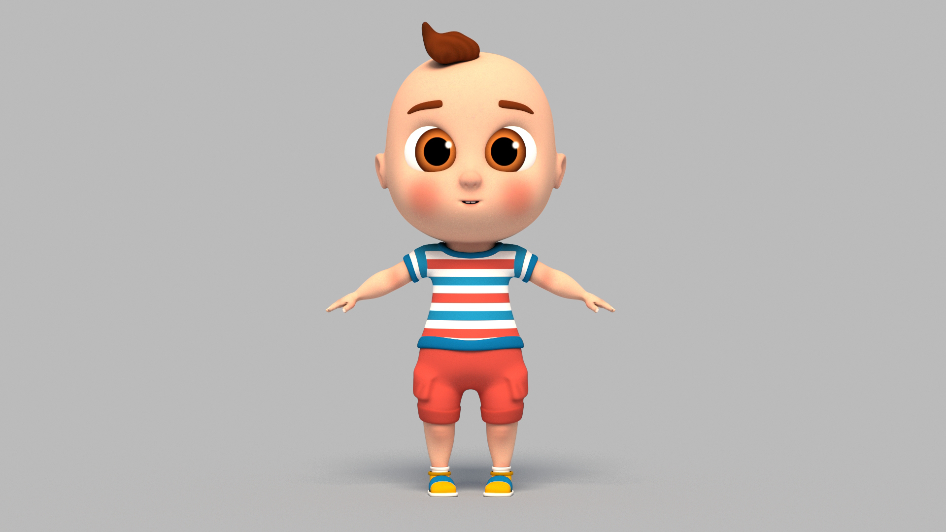 3D Baby Rig Animation Character Model - TurboSquid 1615398