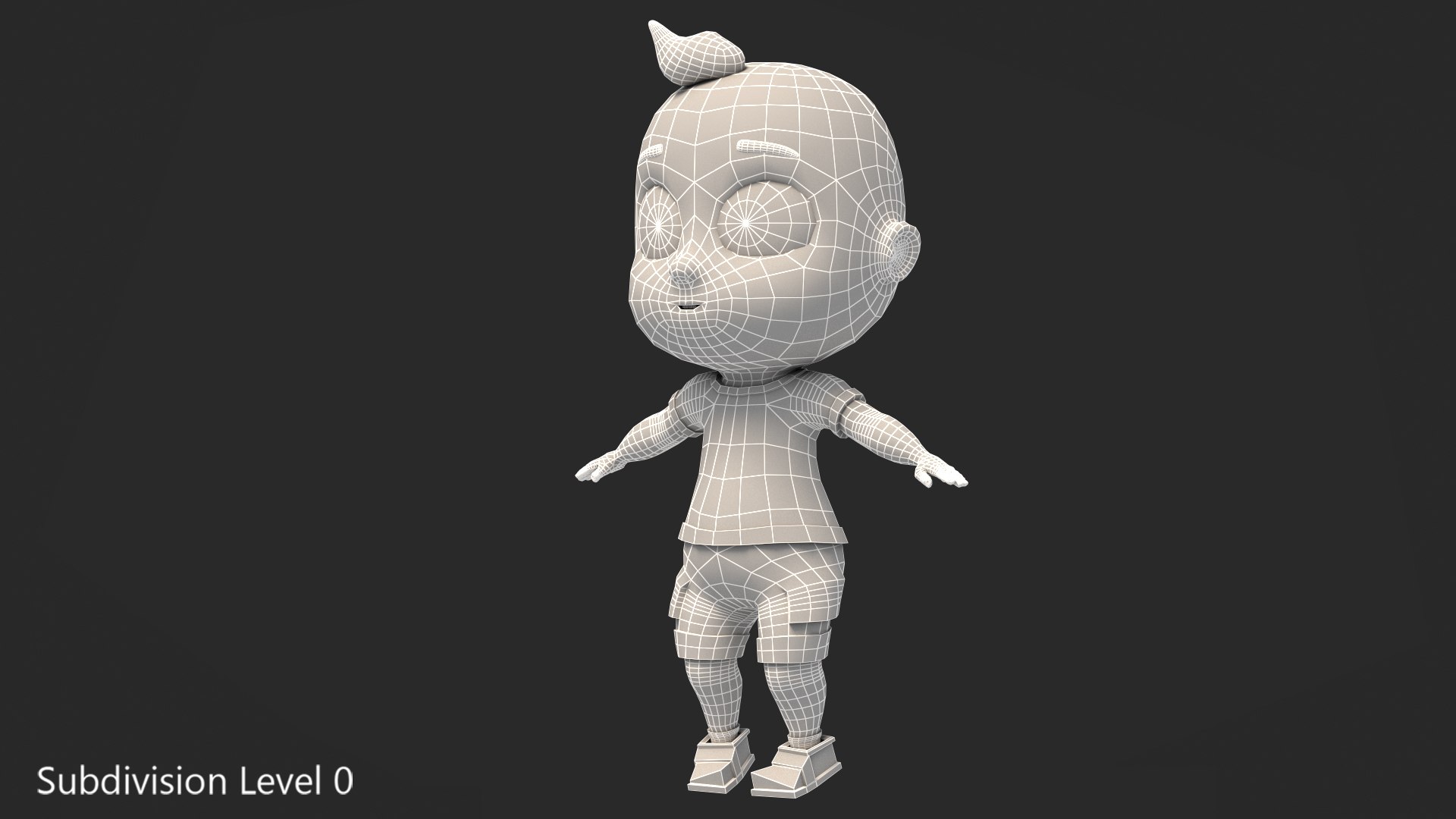 3D Baby Rig Animation Character Model - TurboSquid 1615398