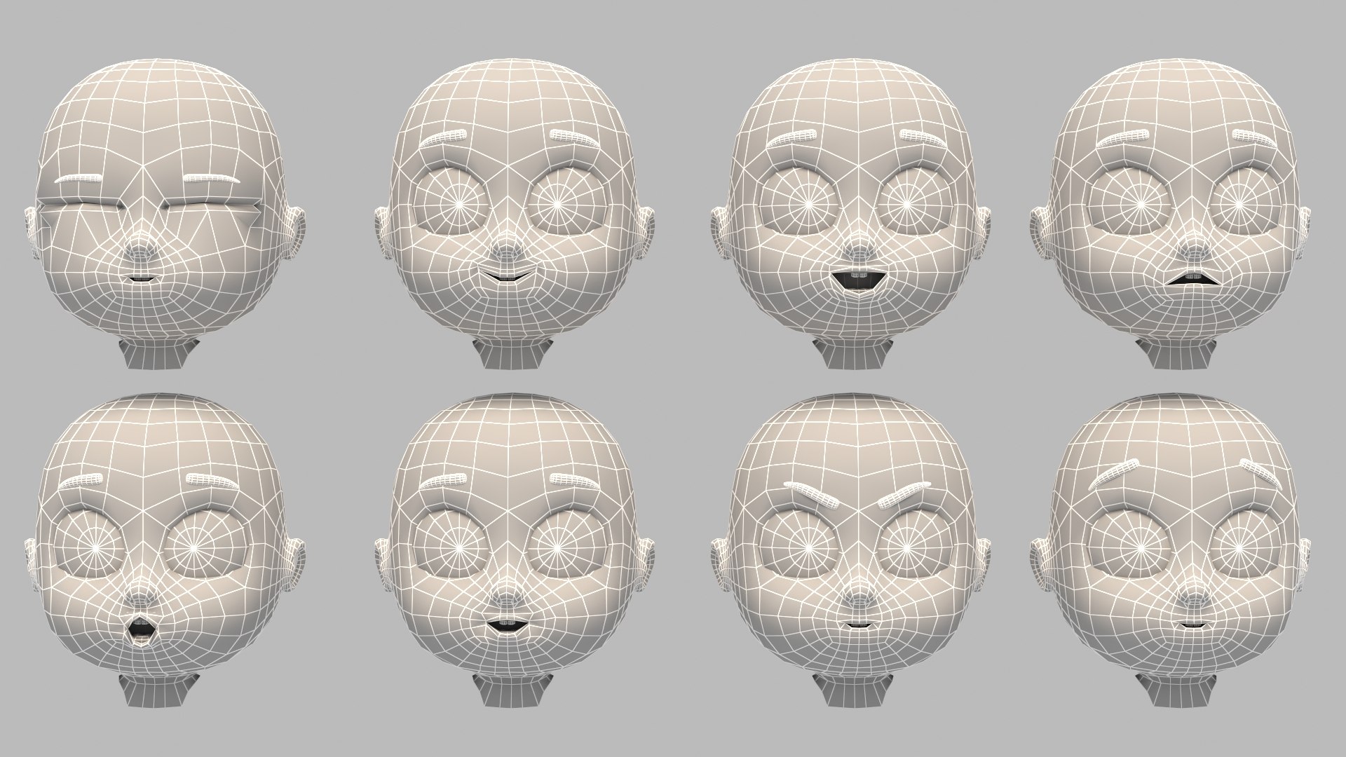 3D Baby Rig Animation Character Model - TurboSquid 1615398