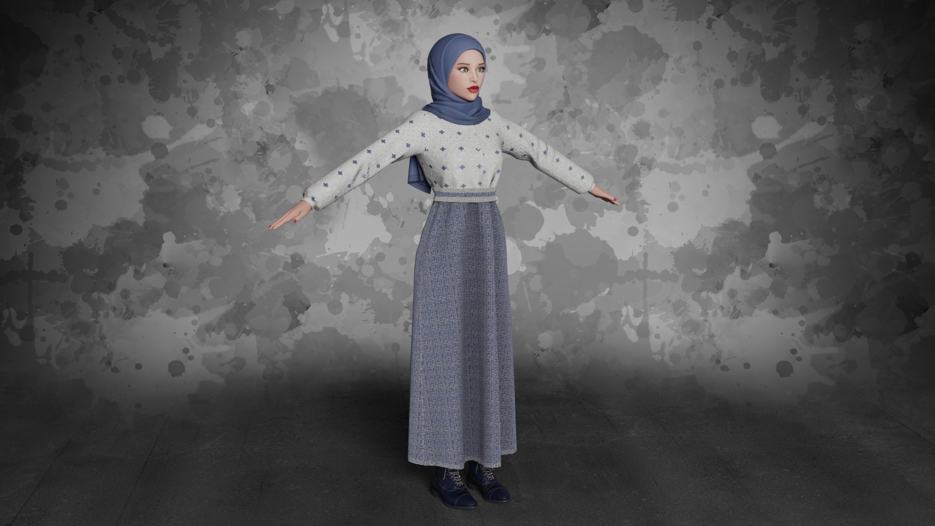 3D Sara - Muslim Girl with Hijab with Rig Low-poly https://p.turbosquid.com/ts-thumb/Ml/DUbOIH/4m/color02_000002/png/1705923451/1920x1080/fit_q87/4cabb362cfb3e4214ed304a779b2f85ba412d45c/color02_000002.jpg