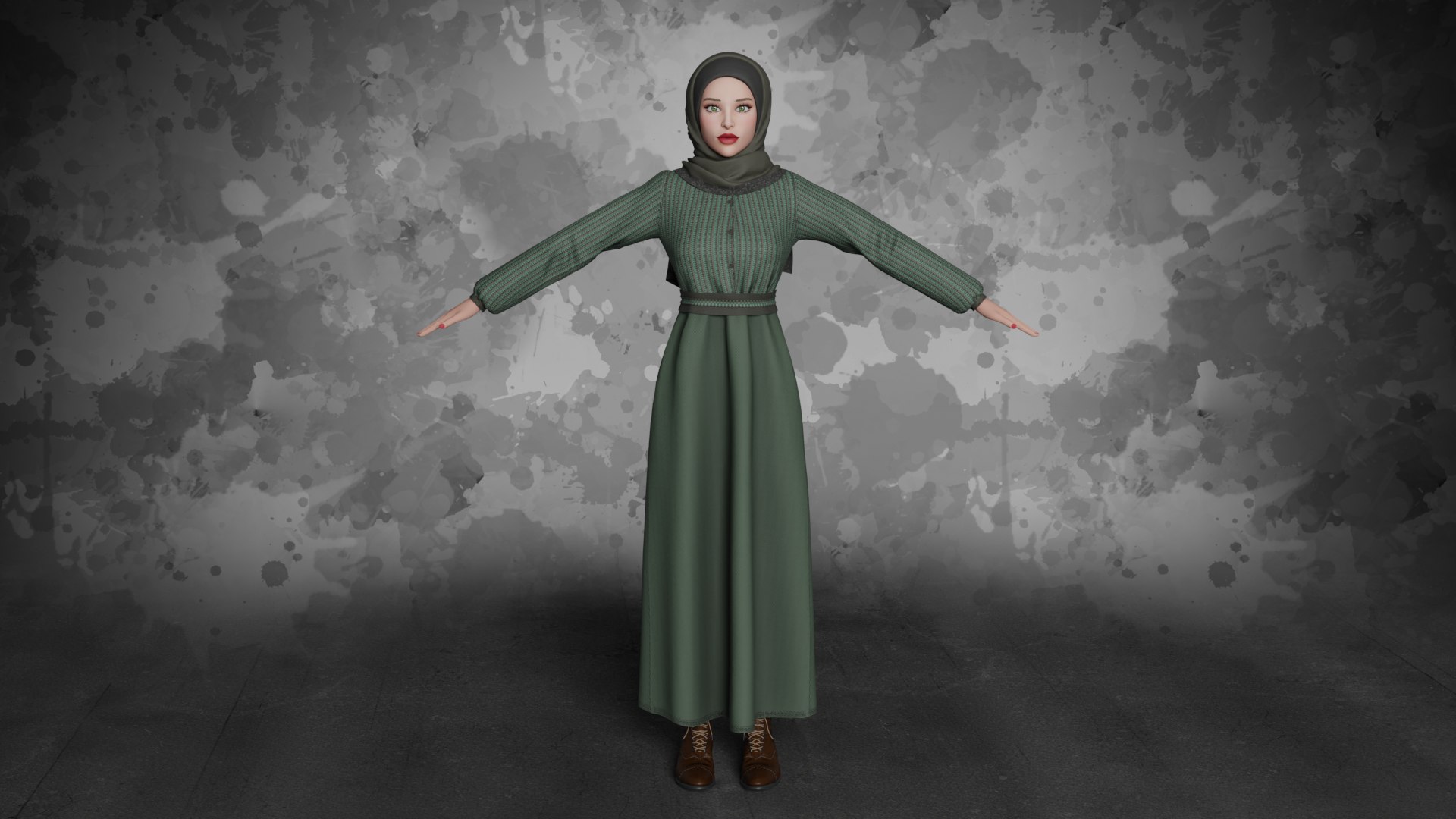 3D Sara - Muslim Girl with Hijab with Rig Low-poly https://p.turbosquid.com/ts-thumb/Ml/DUbOIH/Fw/color01_000001/png/1705923422/1920x1080/fit_q87/979f637a4af549214601c6c2fab0dc861ecb8ca0/color01_000001.jpg