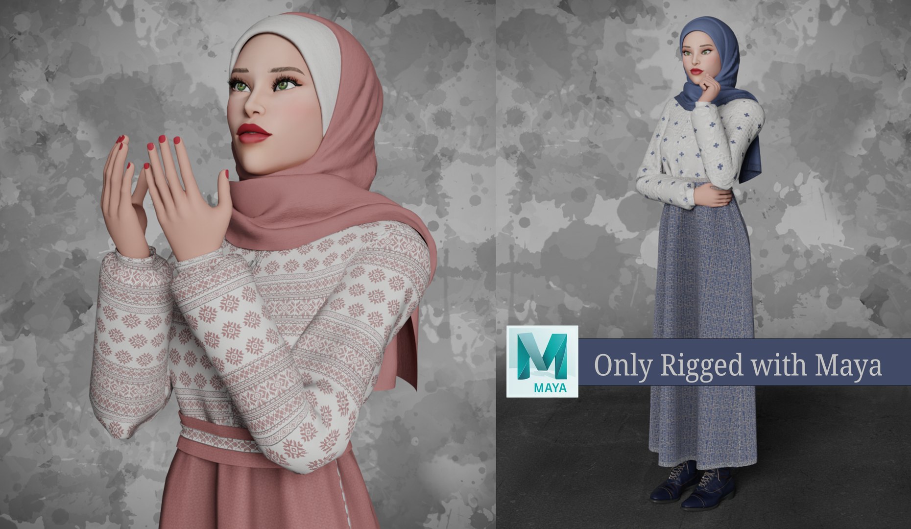 3D Sara - Muslim Girl with Hijab with Rig Low-poly https://p.turbosquid.com/ts-thumb/Ml/DUbOIH/UL/rigged/png/1705923133/1920x1080/fit_q87/7ad4f59f483930c4b8e77c77e4b0609c3470d534/rigged.jpg