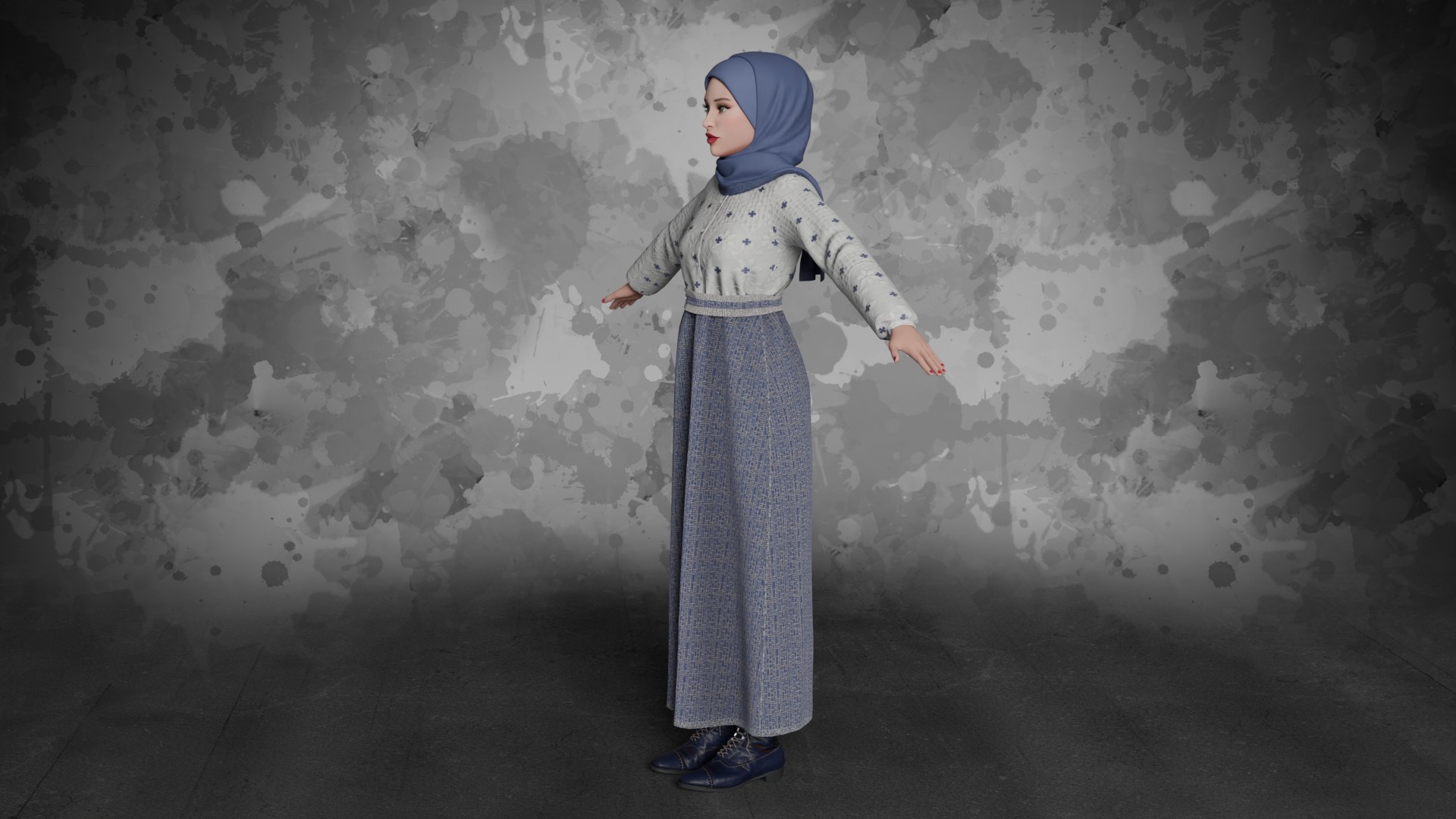 3D Sara - Muslim Girl with Hijab with Rig Low-poly https://p.turbosquid.com/ts-thumb/Ml/DUbOIH/zx/color02_000011/png/1705923473/1920x1080/fit_q87/f121aa1da11aef94921174dac743f4ecdb2b4cbf/color02_000011.jpg