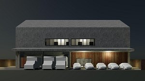 3D 2022 Small warehouse model