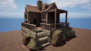 Unique Wooden Medieval Village House