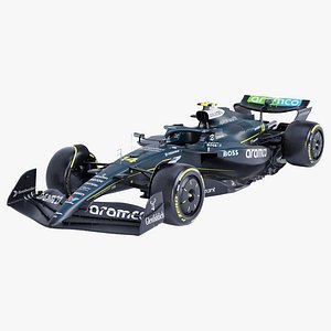 F1 2025 Aston Martin AMR25 Formula 1 Race Car