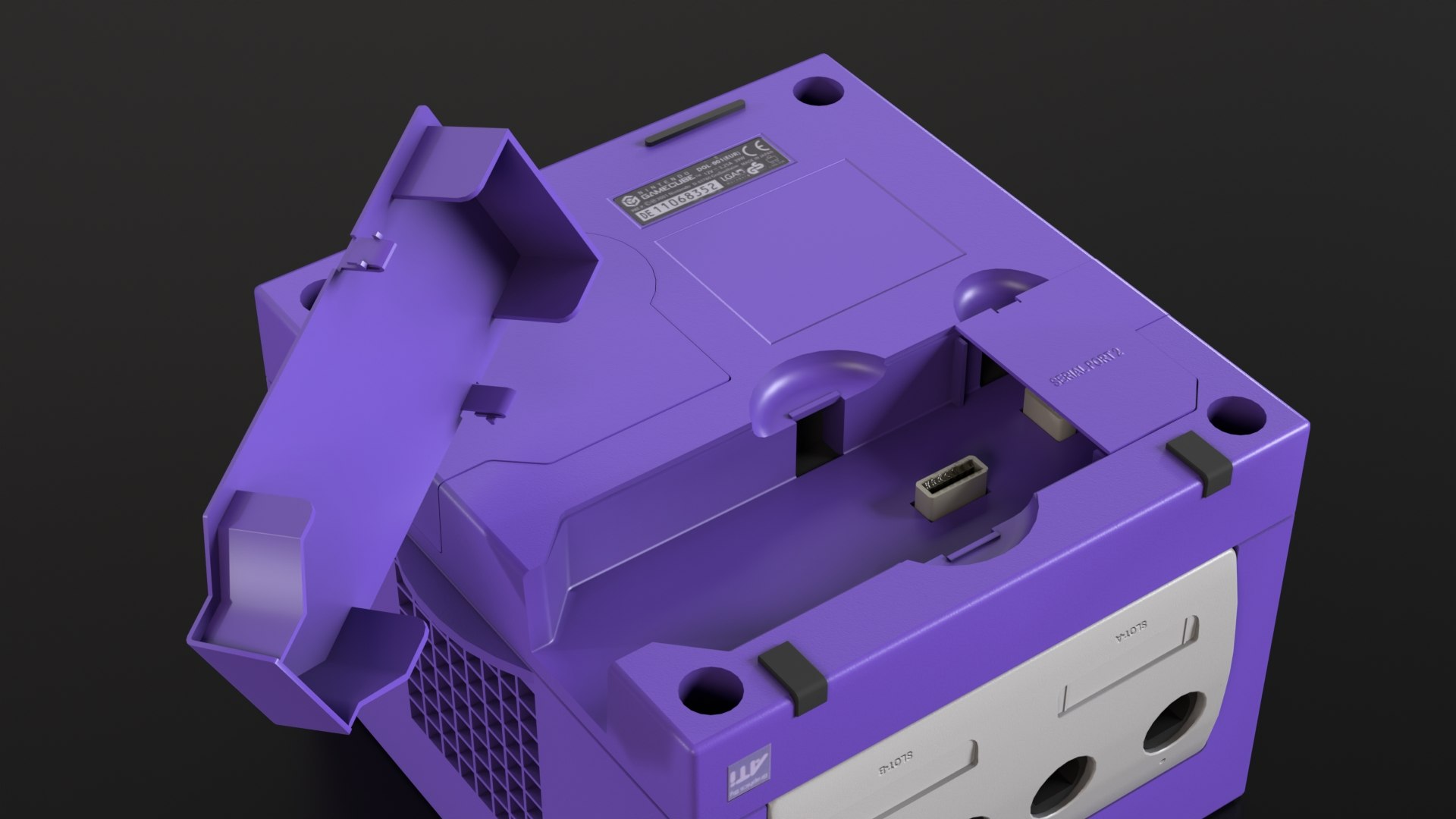 3D Nintendo Gamecube model https://p.turbosquid.com/ts-thumb/Ml/OGgLIB/pa/12/jpg/1731357524/1920x1080/fit_q87/8ec34a56743862bd93c4bdd462c17b0129a02294/12.jpg