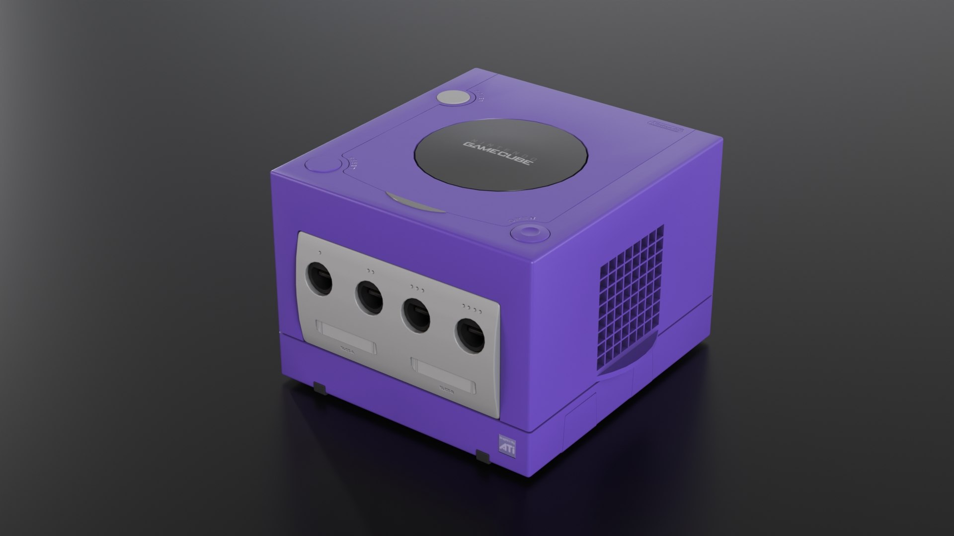 3D Nintendo Gamecube model https://p.turbosquid.com/ts-thumb/Ml/OGgLIB/wl/3/jpg/1731357520/1920x1080/fit_q87/f16c5b2bae1f46cca5bdb9c6f4d443b6686dc48b/3.jpg