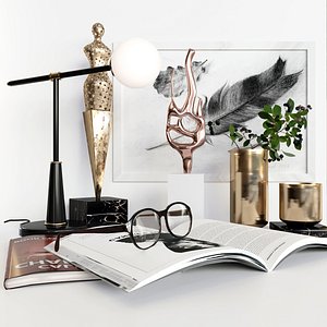 3D modern set model