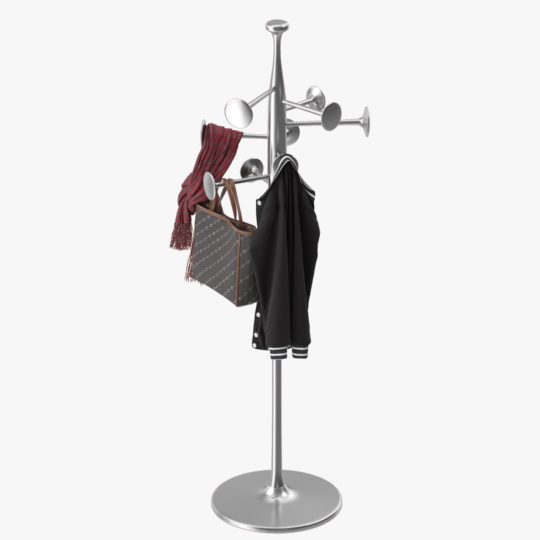 3D Trumpet Coat Rack Model - TurboSquid 2341400
