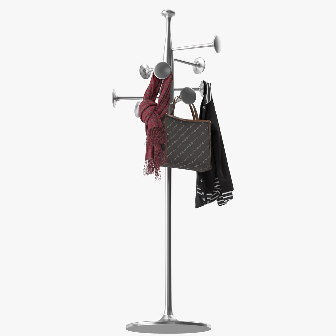 3D Trumpet Coat Rack Model - TurboSquid 2341400