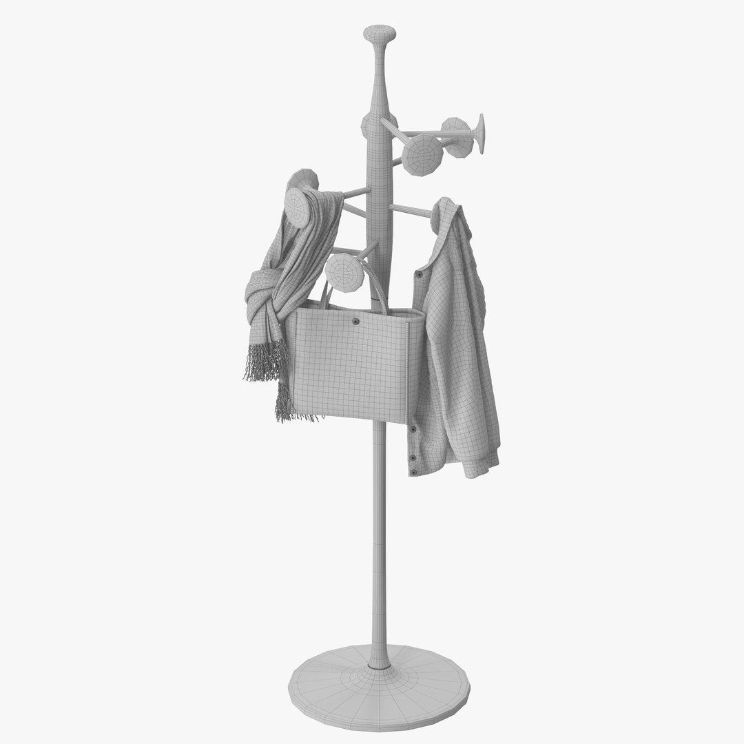 3D Trumpet Coat Rack Model - TurboSquid 2341400