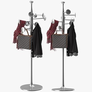 3D Trumpet Coat Rack model