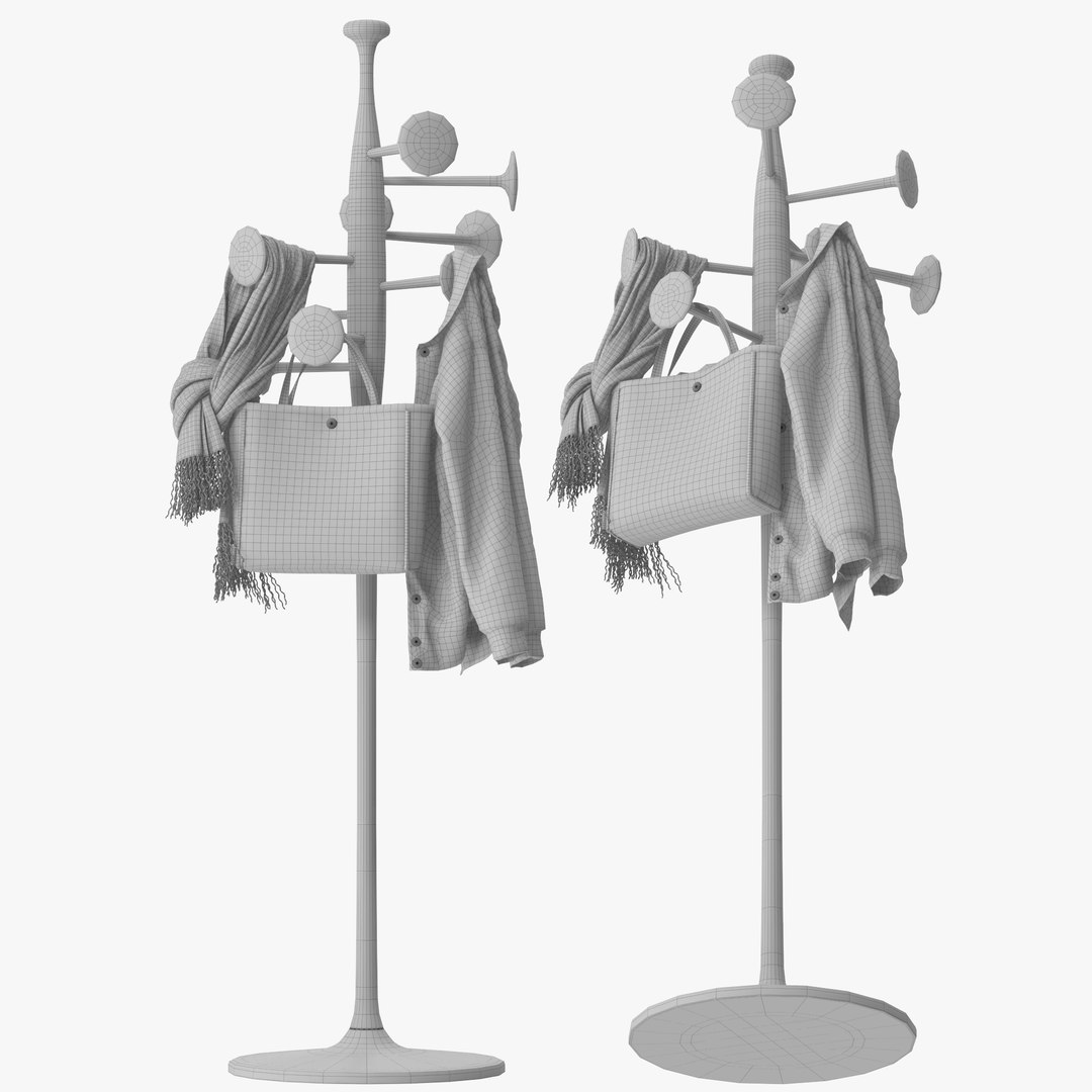 3D Trumpet Coat Rack Model - TurboSquid 2341400