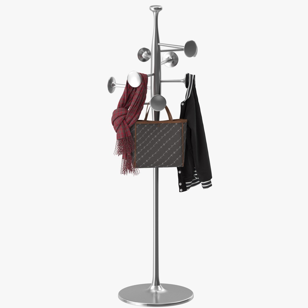3D Trumpet Coat Rack Model - TurboSquid 2341400