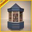3d newspapers kiosk model