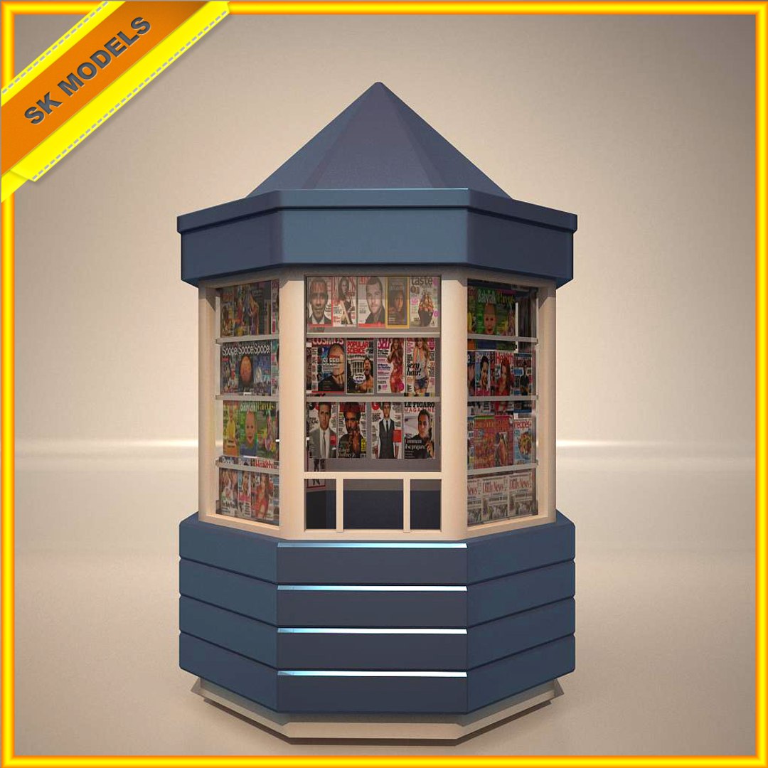 3d newspapers kiosk model https://p.turbosquid.com/ts-thumb/Ml/X3ONyW/a1VzLs9V/newspaperkiosk5/jpg/1406554701/1920x1080/fit_q87/a7121ad2750556f250dd557b2a8a48892d04212d/newspaperkiosk5.jpg