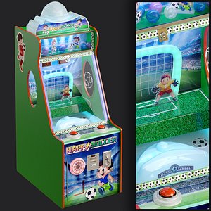 3D model Game machine Happy Soccer